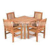 NEW DESIGN - Outdoor Bistro Set - Dinning Set for Small Garden - Wooden Balcony Furniture thumbnail-1