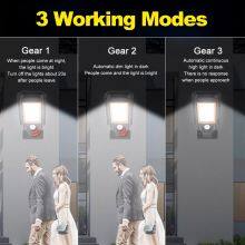 72 LED 128 COB Solar Lamp Sensor Solar Powered Panel LED Street Light Outdoor Courtyard Garden Intelligent Waterproof Solar Lamp thumbnail-4