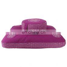 100% Cotton Yoga Meditation Cushion Set thumbnail-1
