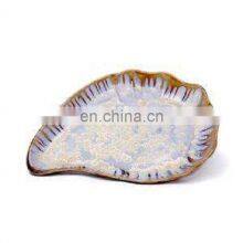 Wooden Tray With Enamel