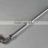 11" Weldless Sight Gauge, 1/8" MPT Thread, High Temp Food Grade Silicone Washers and Tubing, Homebrewing