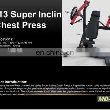 Gym Room Use Exercise Strength Free Weight Plate Loaded Super Incline Chest Press Gym Fitness Equipment thumbnail-2