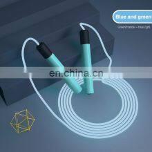 2021 New Style Light Up LED Skipping Jump Rope Colorful Silicone Handles Led Jump Rope thumbnail-1