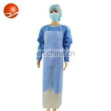 China Factory OEM Customized Logo Print Cotton Disposable Non Woven PP PE Kitchen Apron thumbnail-1