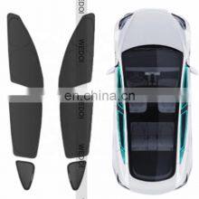 Durable Car Triangular Full Privacy Curtain 2PCS for Customized Car Curtains High Quality for Accessories