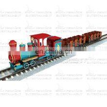 Vintage Children Amusement Park Equipment Ride Battery Track Kids Tourist Train thumbnail-5