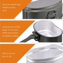 China Supplier Aluminum Canteen German Mess Tin Aluminum Lunch Box for Sale thumbnail-4