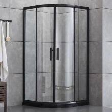 Door Wet and Dry Separation Shower Cabinet Wholesale Shower Room Aluminum Tempered Glass Modern Hotel Partition Square 6mm 8mm thumbnail-1
