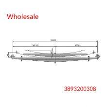 3893200308 Heavy Duty Vehicle Rear Wheel Spring Arm Wholesale For Mercedes Benz thumbnail-1