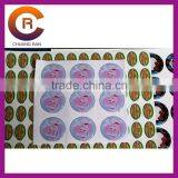 Small MOQ brand name gel Self-Adhesive 3-D clear make custom crystal window gel stickers