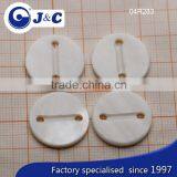 2 Holes Flat River Shell Buttons,white River Shell Buttons