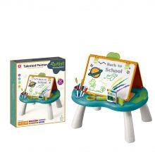 Double Sided Adjustable Drawing Table Toys Board New Cheap Gifts for Kids for Boys and Girls thumbnail-4