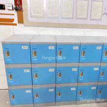 Anti-tilt ABS Plastic Storage Cabinet | With Laser-printed Number Plate | for Elementary School Classroom thumbnail-1