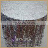 SQN#34 Wholesale Cheap Dark Navy Shiny Sequin 120 Round Tablecoloth thumbnail-5
