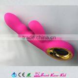 2016 Sex Woman Funny Sey Toys High Speed Dildo Vibrator Silicone Usb Charger Rabbit Vibrator thumbnail-4