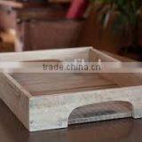 Natural Wood Wooden Serving Tray Wholesale For Tea thumbnail-6