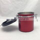 Stainless Steel Coffee Canister With One Way off Degassing Valve 500g Coffee thumbnail-2