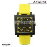 TOP Selling Stainless Steel Back Rubber Wrist Watch, Watches For Youngmen