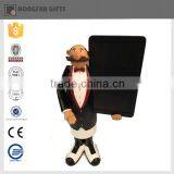 Hot Sell Resin Chef With Blackboard Decoration thumbnail-1