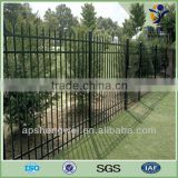 Best price zinc steel fence/ black steel fence posts