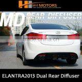 Hyundai ELANTRA Dual Rear Diffuser