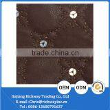 Brown Color Sequin Fabric for Shoe Material thumbnail-2