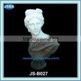 Carved Stone Apollo Bust Sculpture thumbnail-1