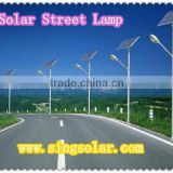 6m solar street light hybrid for government project