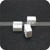 High Heat Resistance Al2O3 95% Alumina Square Ceramic Lagging With Round Dimple thumbnail-2