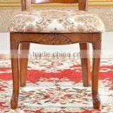 No Folded Wood Chair Baroque Wooden Dining Room Chair thumbnail-4