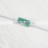 Customized high quality garment plastic swing tag