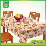 Made in China Plastic Table Cover With Printed Patterns