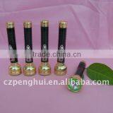 Metal Mini Led Torch Black Body Glod-plated Flashlight thumbnail-1