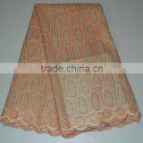 Cheap Swiss Voile Lace Fabric in Golden Materials With Sequins thumbnail-6