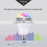 APP Controlled Bluetooth Speaker Flash Light Bulb thumbnail-6