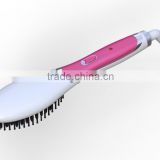 Digital Anti Static Ceramic Hair Straightener Heating Detangling Hair Brush