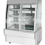 vertical marble cake display showcase refrigerator with CE approvel