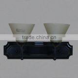 Metal Wall Fixture 2 Light Marble Shade/Progress Lighting With UL thumbnail-2