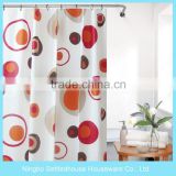 White High Quality Irregular dots PEVA Hotel Shower Curtain