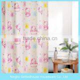 2016 eco-friendly pvc shower curtain, Cat printed PVC shower curtain