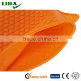 Orange Silicone Heat Resistant Gloves, Oven Mitts , Pot Holder , BBQ Cooking KIT602 thumbnail-3