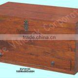Modern Wooden Blanket Box thumbnail-1