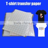 a4 size heat transfer t-shirt paper for cotton