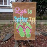 Monogrammed Holiday Garden Flags Large Custom Flags thumbnail-1