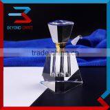 Mini Crystal Glass Triangle Perfume Bottle For Wedding Return Gifts thumbnail-1