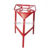 Bistro Furniture Aluminium With Powder Coated Transformer Shape Bar Stool Chair thumbnail-1