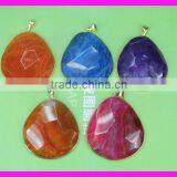 GZKJL-CT0007 Wholesale Crystal Quartz, Unique Agete Stone ,druzy Agate Gold Beads Gemstone Bead thumbnail-1