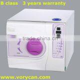 23Liters Dental Steam Sterilizer Autoclave B Class 3 Years Warranty