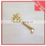 Golden Metal Key for Bag Small Fitting,handbag Decorative Key Fitting ,bag Accessory thumbnail-1