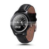 LEM1 Bluetooth Smart Watch Fashion Wrist Smartwatch Round Wristwatch Wearable Digital Device for IOS Android Phone PK UC08